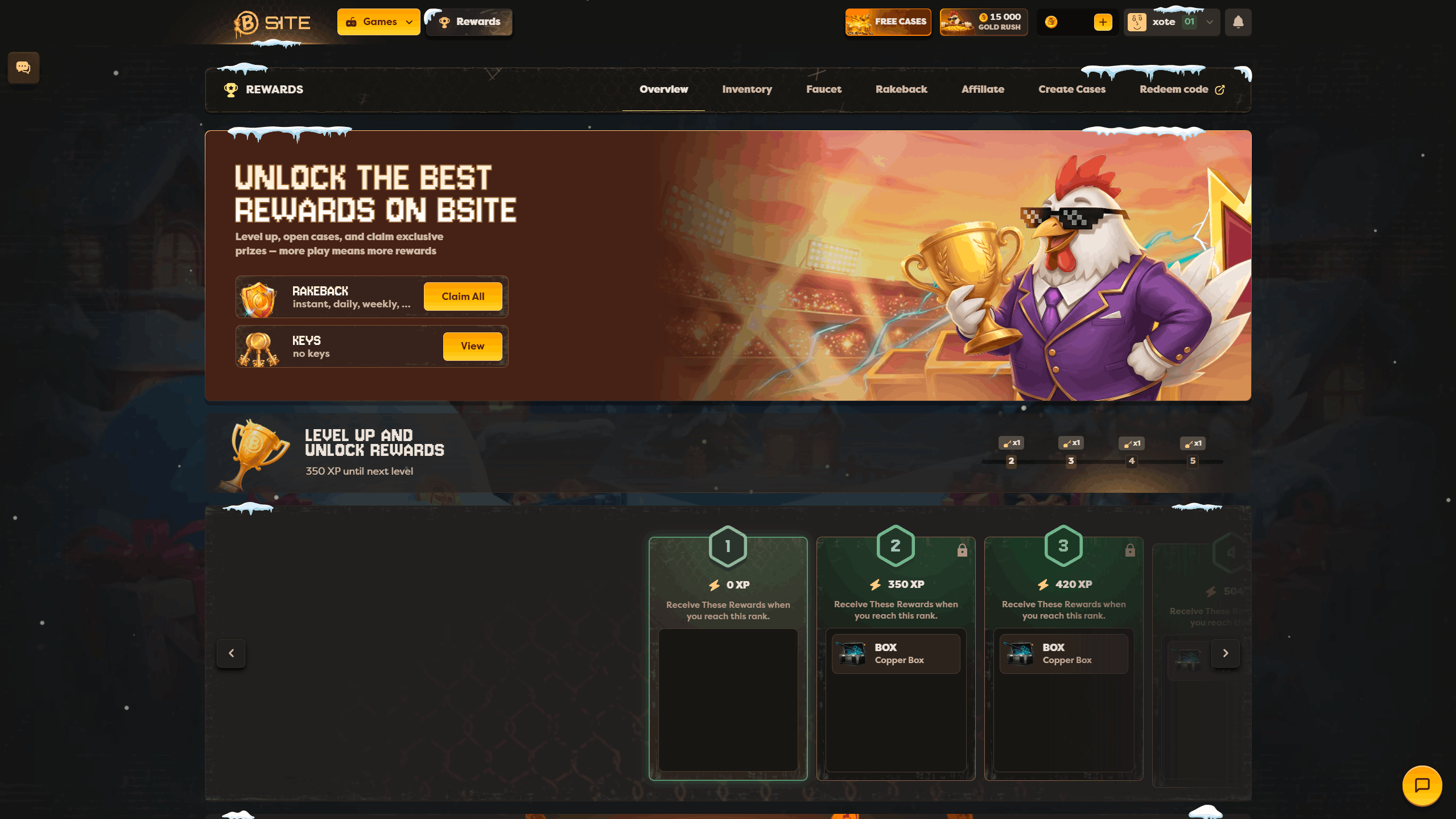 BSite Rewards ScreenShot