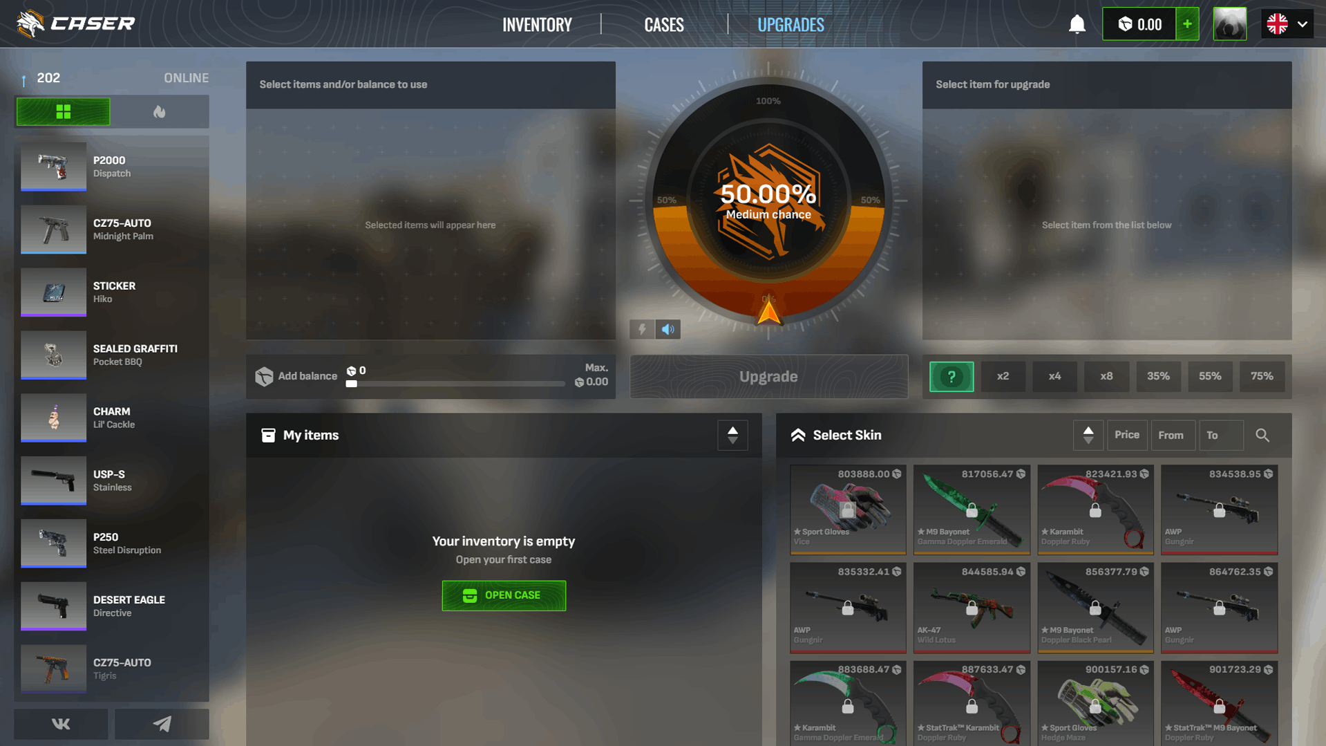 Caser Upgrader ScreenShot