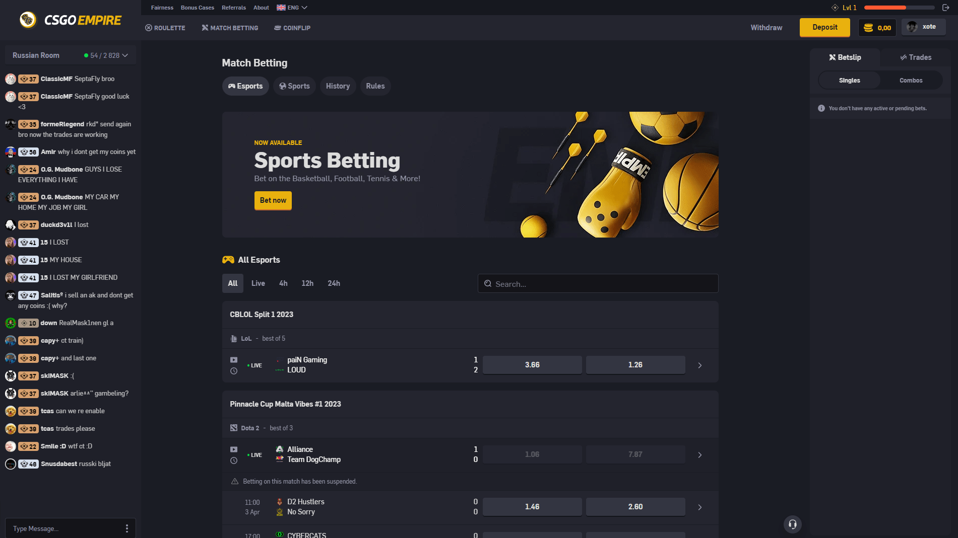 CSGOEmpire ScreenShot 2