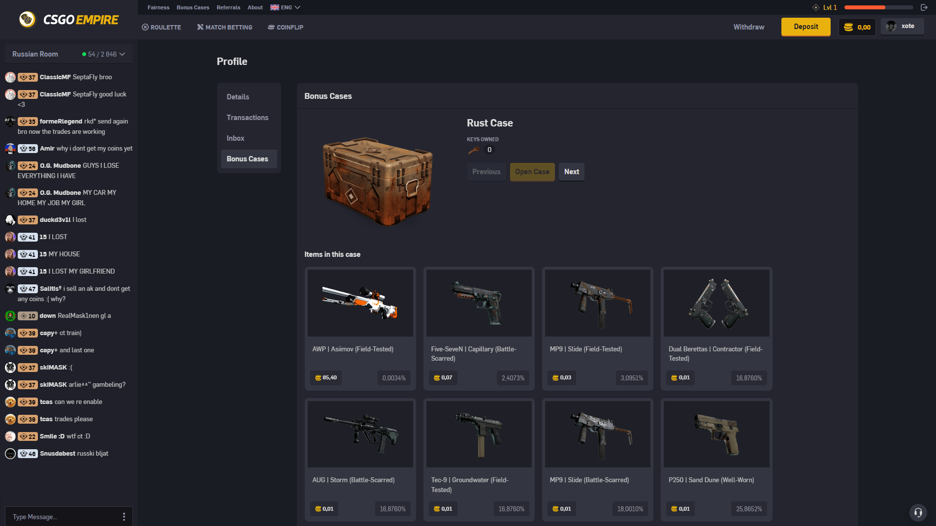 CSGOEmpire ScreenShot 4