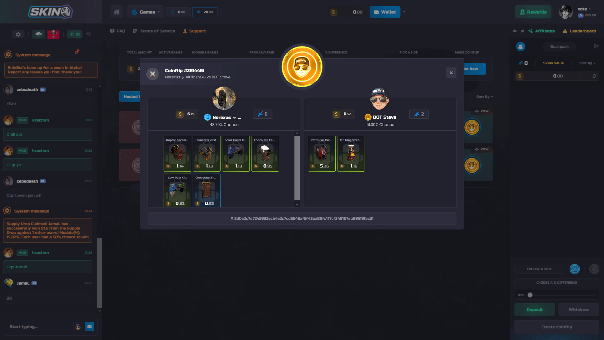 Skinbet.gg ScreenShot 4