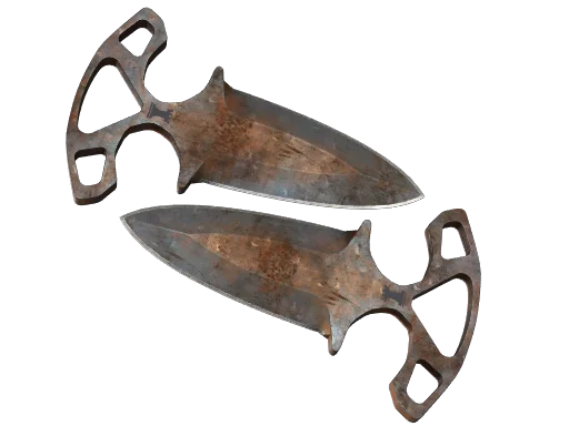 Shadow Daggers | Rust Coat (Battle-Scarred)