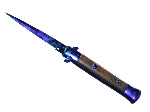 Stiletto Knife | Doppler Sapphire