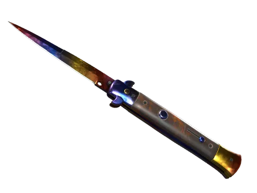 Stiletto Knife | Marble Fade