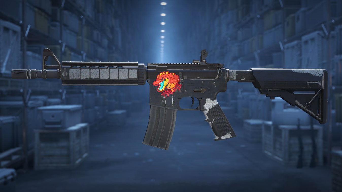 M4A4 | Godzilla Crafting Step 1