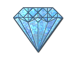 Sticker | Blue Gem (Glitter)