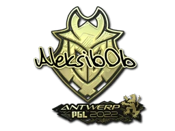 Sticker | Aleksib (Gold) | Antwerp 2022