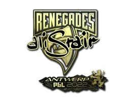 Sticker | aliStair (Gold) | Antwerp 2022