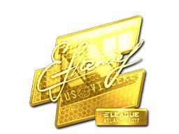 Sticker | flamie (Gold) | Atlanta 2017