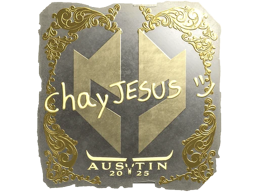 Sticker | chayJESUS (Gold) | Austin 2025