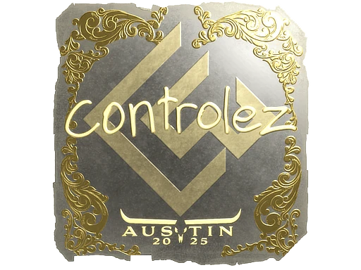 Sticker | controlez (Gold) | Austin 2025