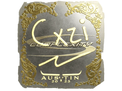 Sticker | Cxzi (Gold) | Austin 2025