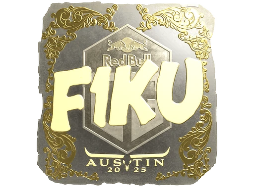 Sticker | F1KU (Gold) | Austin 2025