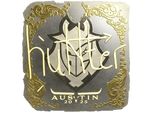 Sticker | huNter- (Gold) | Austin 2025