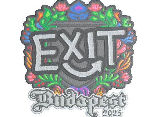 exit (Embroidered) | Budapest 2025