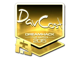 Sticker | DavCost (Gold) | Cluj-Napoca 2015