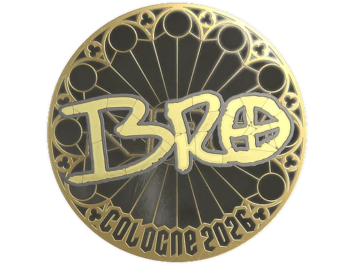 Sticker | br0 (Gold) | Cologne 2026