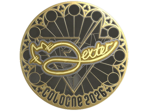 Sticker | dexter (Gold) | Cologne 2026