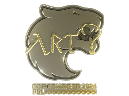 Sticker | arT (Gold) | Copenhagen 2024