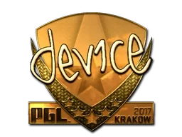 Sticker | device (Gold) | Krakow 2017