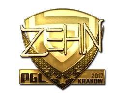Sticker | zehN (Gold) | Krakow 2017