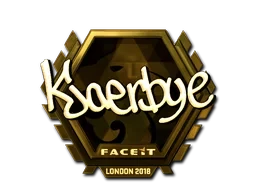 Kjaerbye (Gold) | London 2018