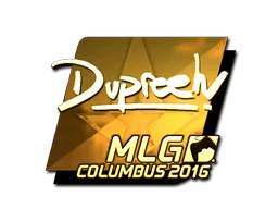 Sticker | dupreeh (Gold) | MLG Columbus 2016