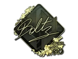 Sticker | boltz (Gold) | Rio 2022