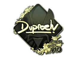 Sticker | dupreeh (Gold) | Rio 2022