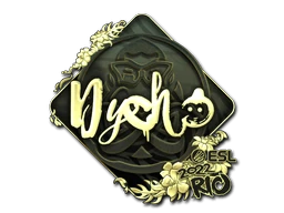 Sticker | Dycha (Gold) | Rio 2022