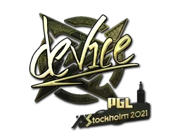 Sticker | device (Gold) | Stockholm 2021