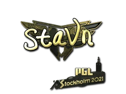 Sticker | stavn (Gold) | Stockholm 2021
