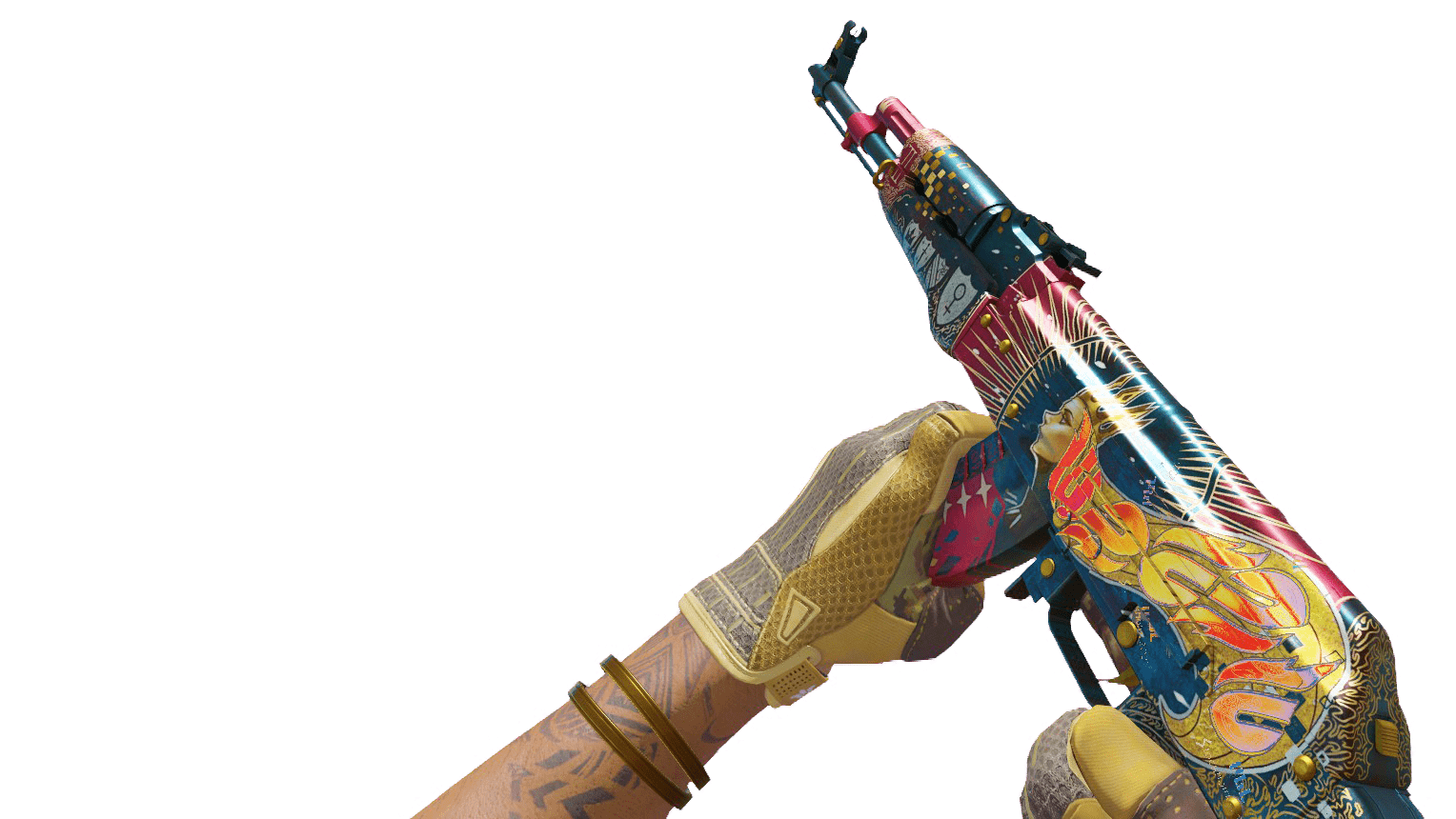 AK-47 | Empress Holo Hair ScreenShot 3