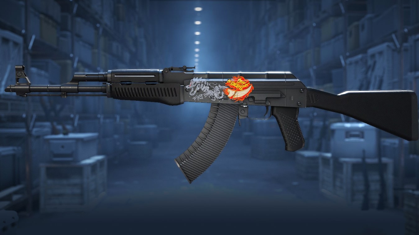 AK-47 | Gray Dragon Crafting Step 3