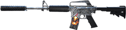 M4A1-S | Basilisk Flame