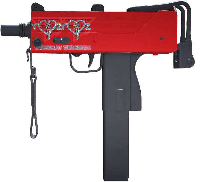 MAC-10 | Glitter Hearts Craft Step 2