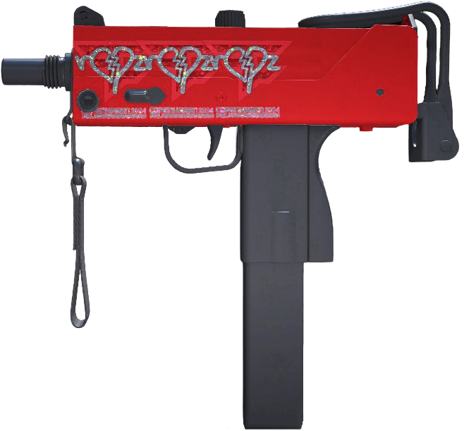 MAC-10 | Glitter Hearts Craft Step 3